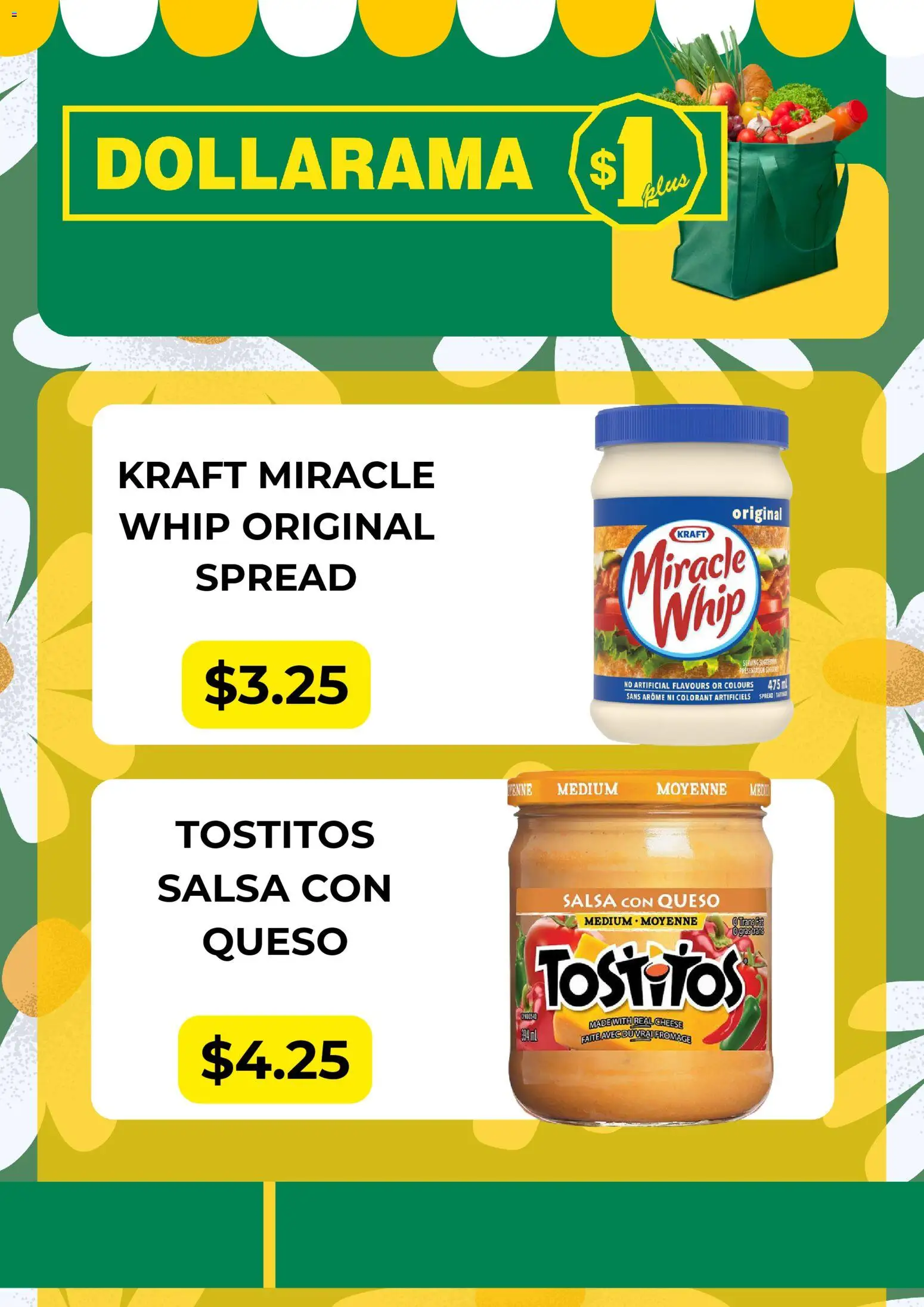 Dollarama flyer valid from 15.04.2026 | Page: 1 | Products: Cheese