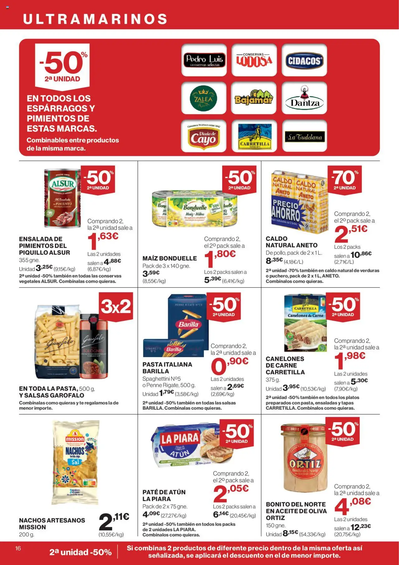 Nuevas ofertas de El Corte Inglés válidas en toda la República Mexicana desde el 11.09.2025. ¡Encuentra las mejores ofertas en El Corte Inglés - Catálogo Nuestros Mejores Precios! | Página: 18 | Productos: Pimiento, Carretilla, Paté, Té