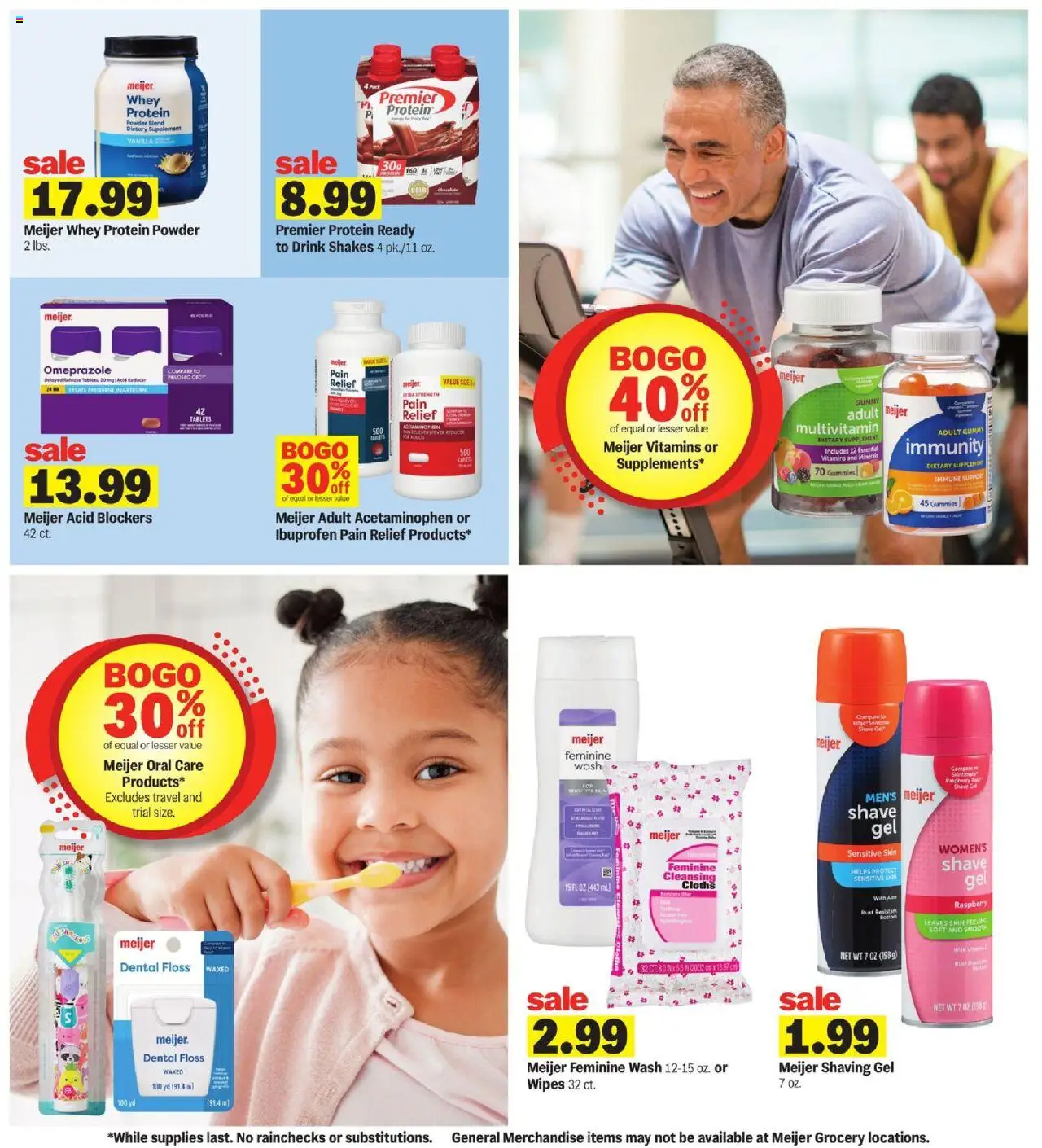 Meijer Weekly Ad - valid from 10.09.2025 | Page: 25 | Products: Multivitamin, Protein Powder, Powder, Dental Floss