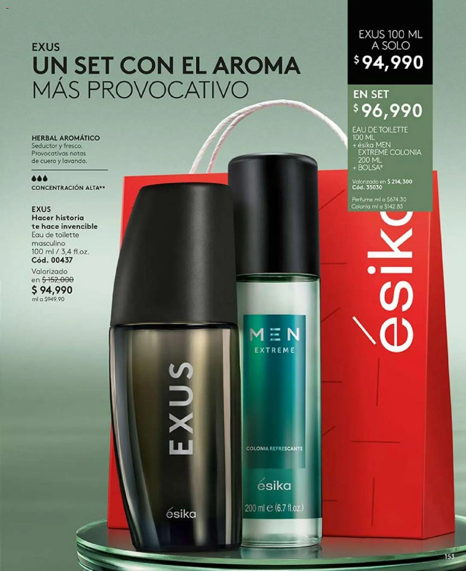 Ésika revista - valida desde el 01.01.2026 | Página: 153 | Productos: Té, Perfume, Eau de toilette