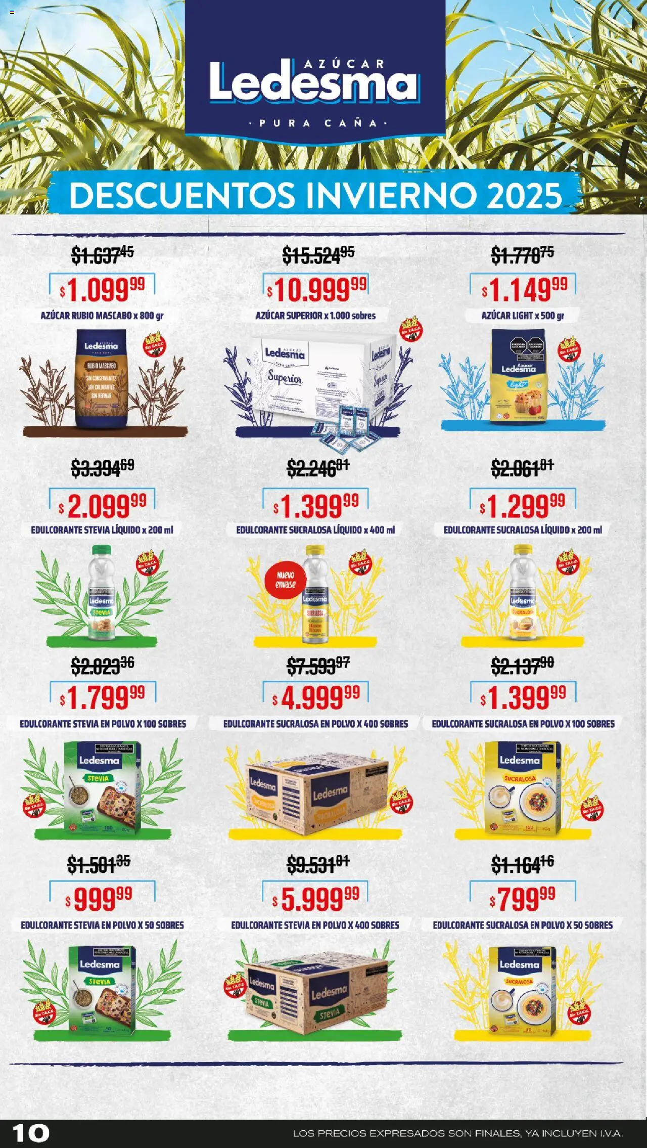 Makro ofertas Especiales │ válido desde el 17.07.2025 | Página: 10 | Productos: Azucar, Polvo, Edulcorante