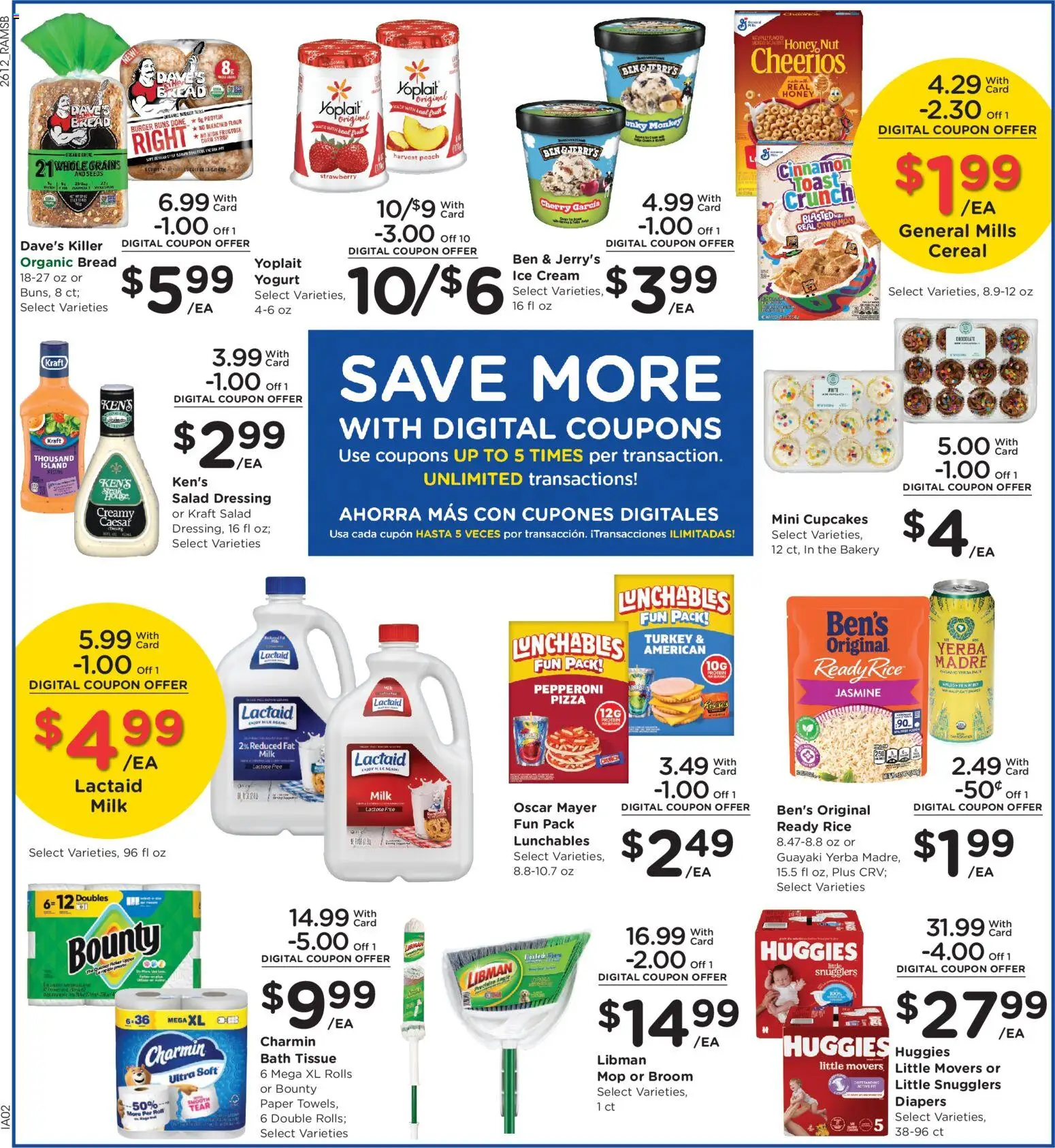 Ralphs Weekly Ad - valid from 22.04.2026 | Page: 5 | Products: Milk, Rice, Salad, Rig