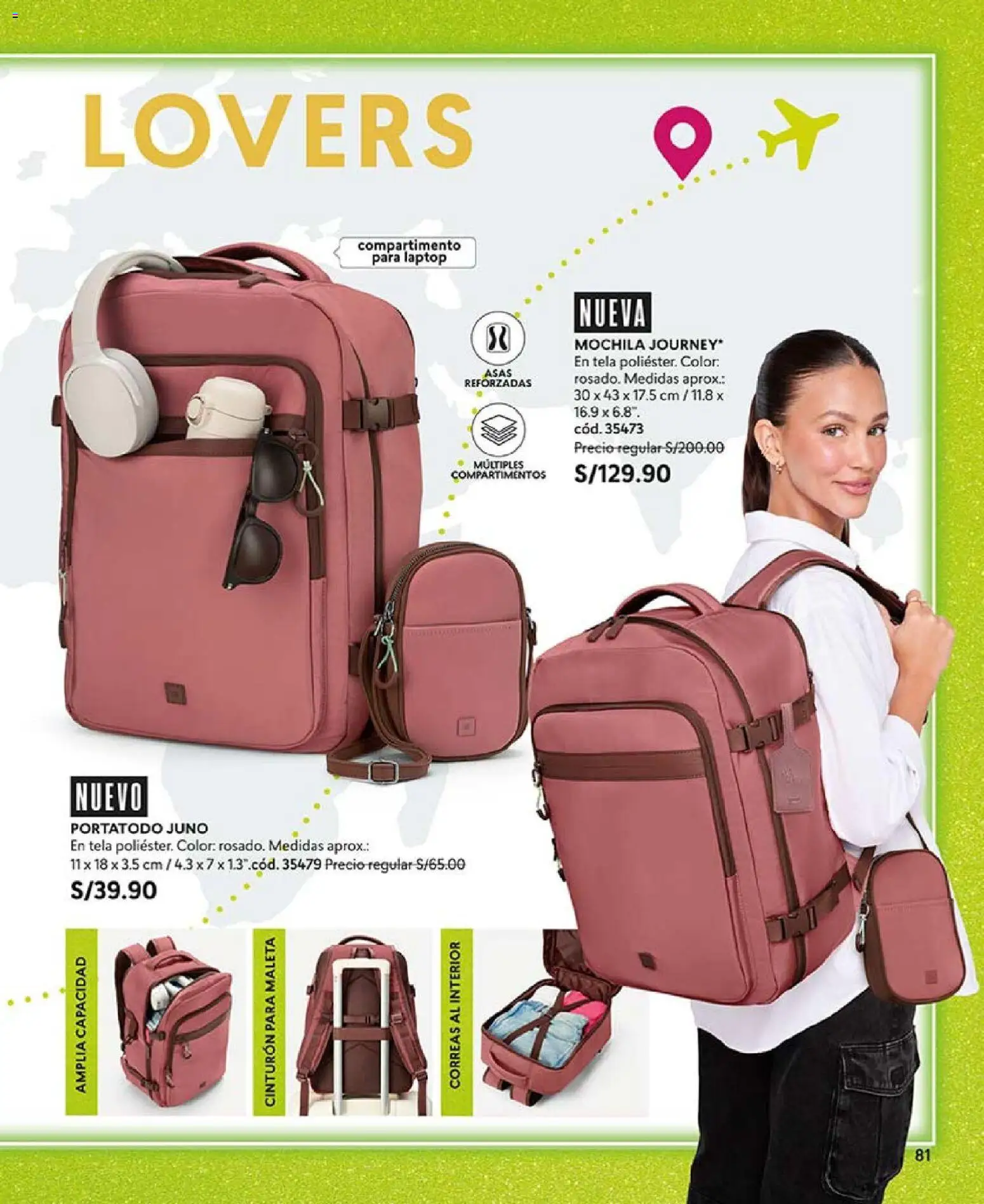 Catálogo CyZone válido desde 14.11.2025 | Página: 93 | Productos: Mochila, Maleta, Cinturón