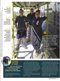 Preview of Bunnings Warehouse Trade Magazine - valid from 01.02.2026 | Page: 23 | Products: Pants, Overalls, Socks, Boots