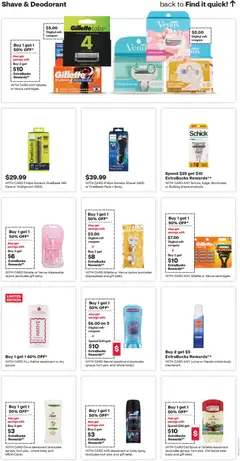 Preview of CVS Pharmacy weekly ads valid from 07.12.2025 | Page: 15 | Products: Axe, Trim, Deodorant, Tea