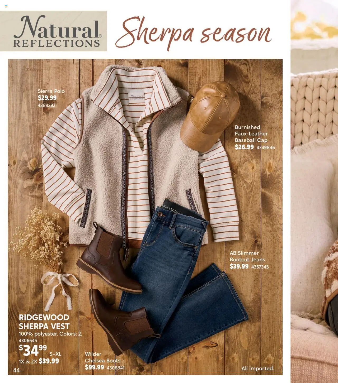 Cabela's Fall Clothing 25 - valid from 01.10.2025 | Page: 44 | Products: Vest, Boots, Cap, Jeans