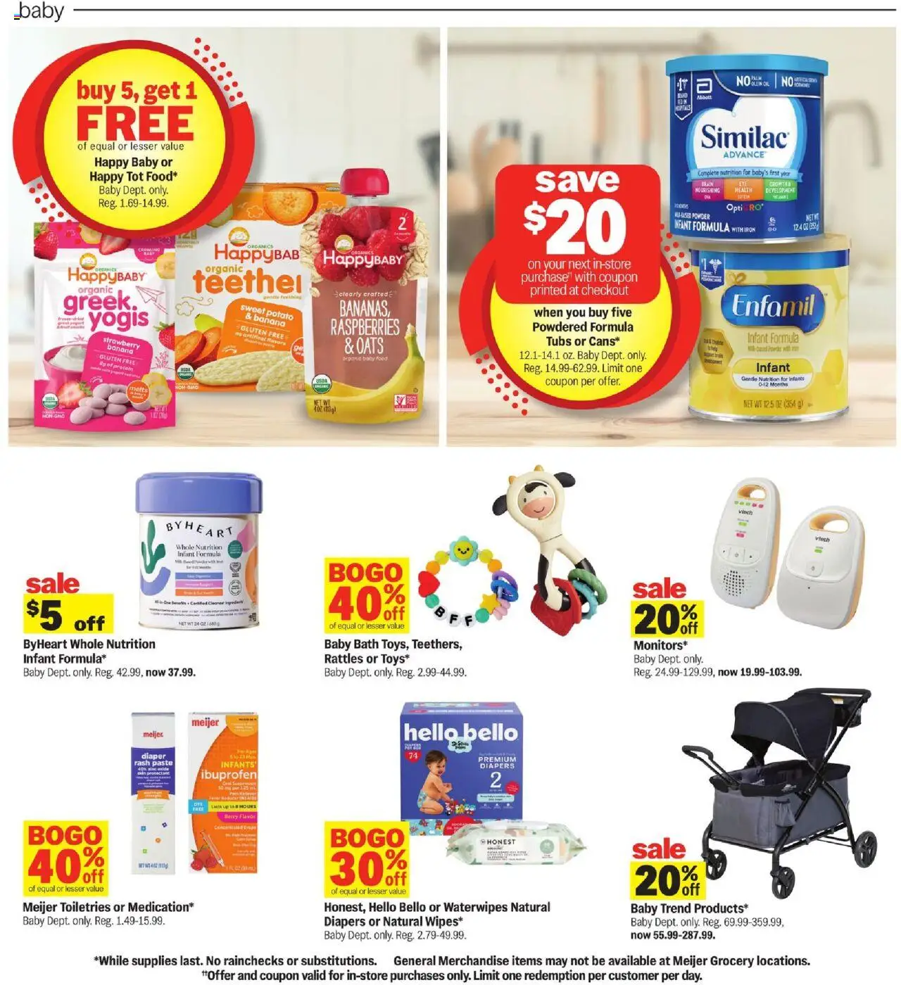 Meijer Weekly Ad - valid from 15.10.2025 | Page: 41 | Products: Zinc, Powder, Baby food, Iron