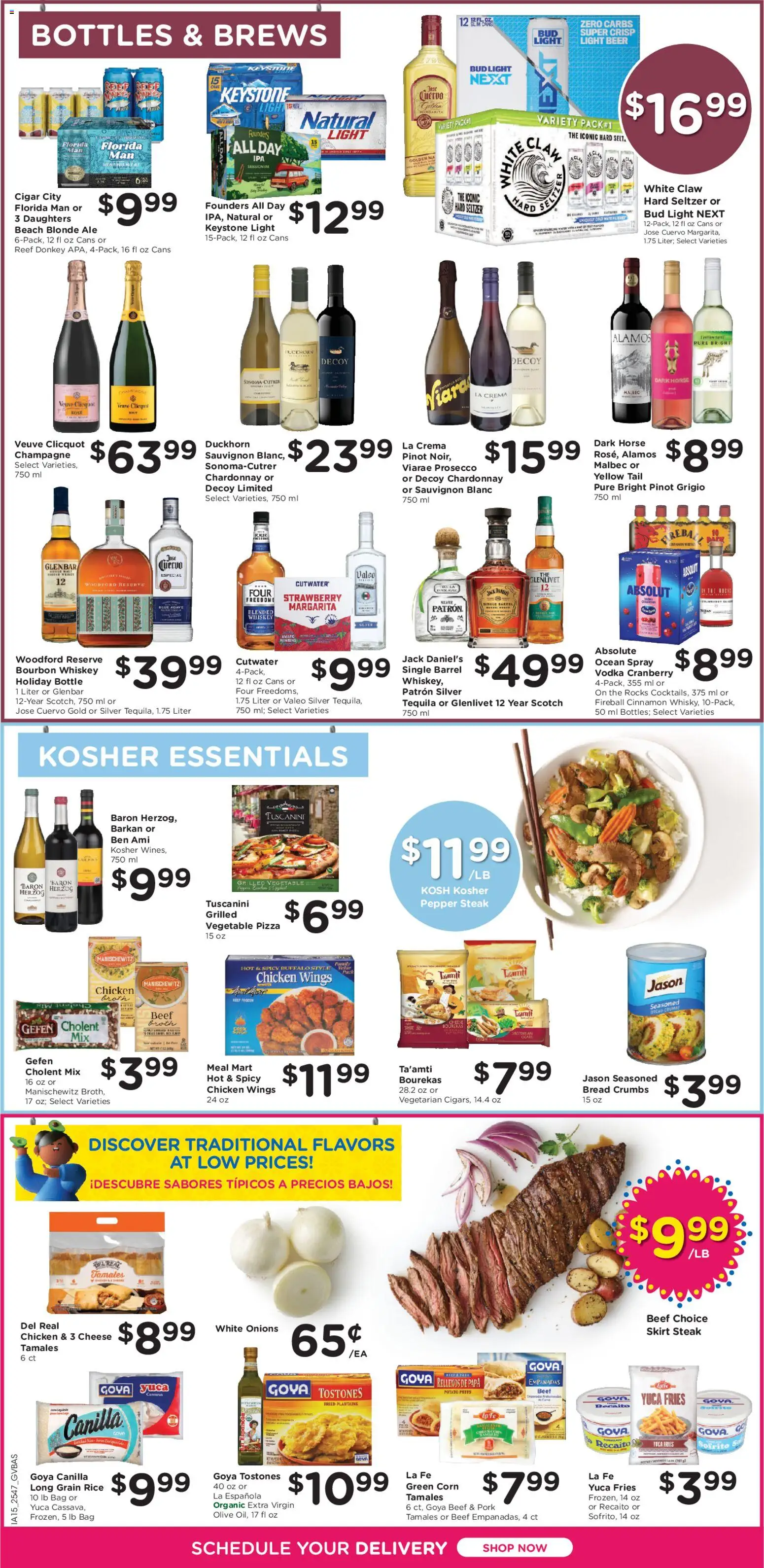 Kroger Ad - valid from 26.12.2025 | Page: 9 | Products: Corn, Pizza, Bourbon, Pepper