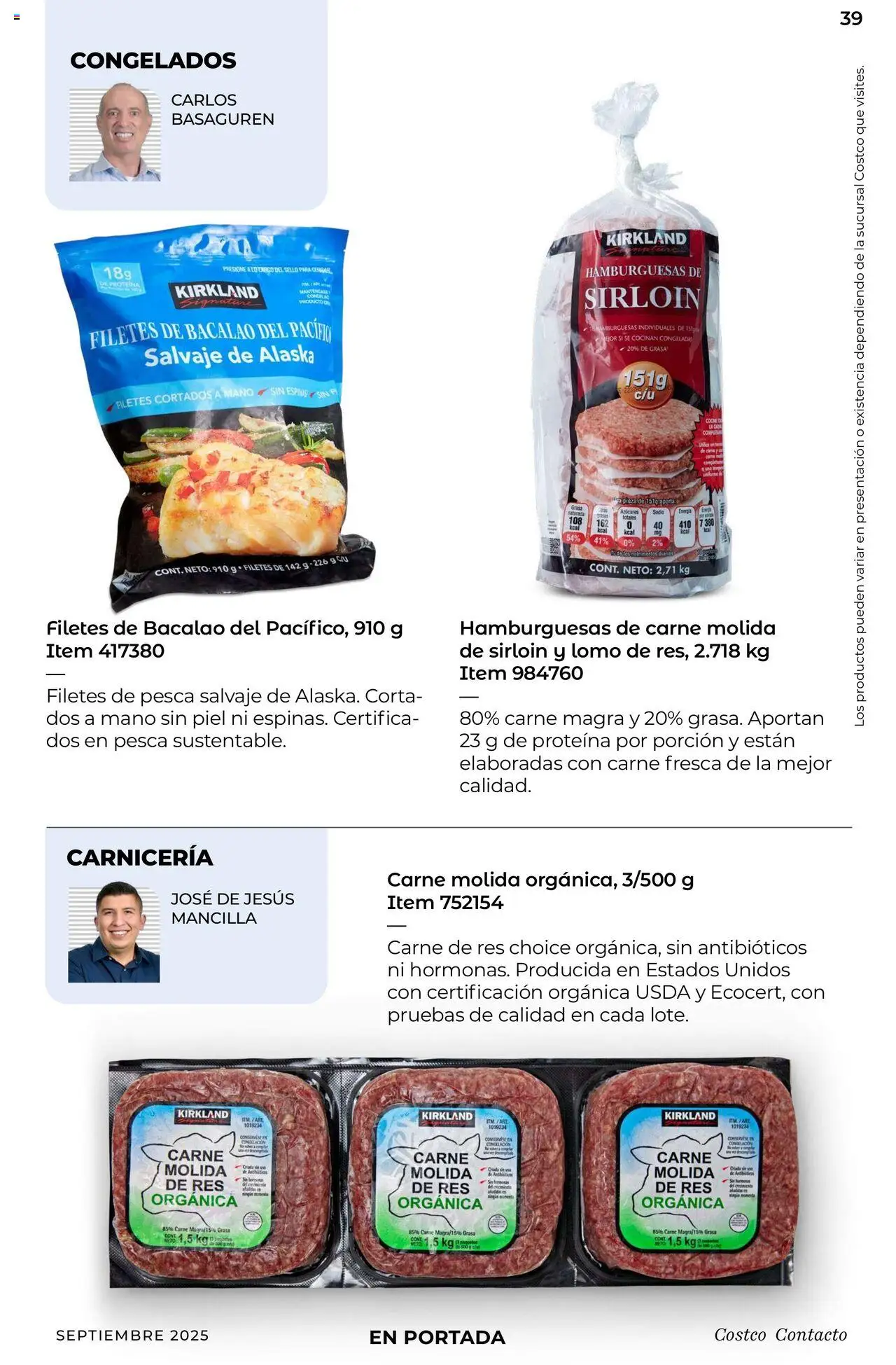 Nuevas ofertas de Costco válidas en toda la República Mexicana desde el 10.09.2025. ¡Encuentra las mejores ofertas en Costco - Catálogo Septiembre! | Página: 39 | Productos: Res