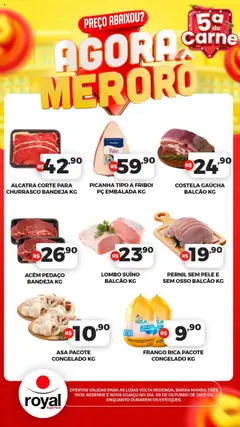 Royal Supermercados - Ofertas Quinta da Carne - Pré-Visualização do folheto da loja Royal Supermercados, válido de 09.10.2025