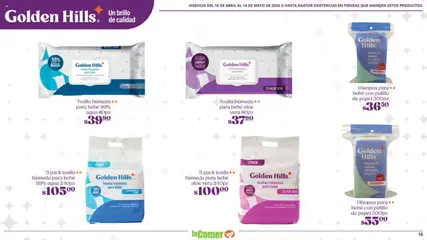 Vista previa de La Comer folleto Golden Hills, nuevo folleto de la tienda, válido en México a partir del 10.04.2026 | Página: 16