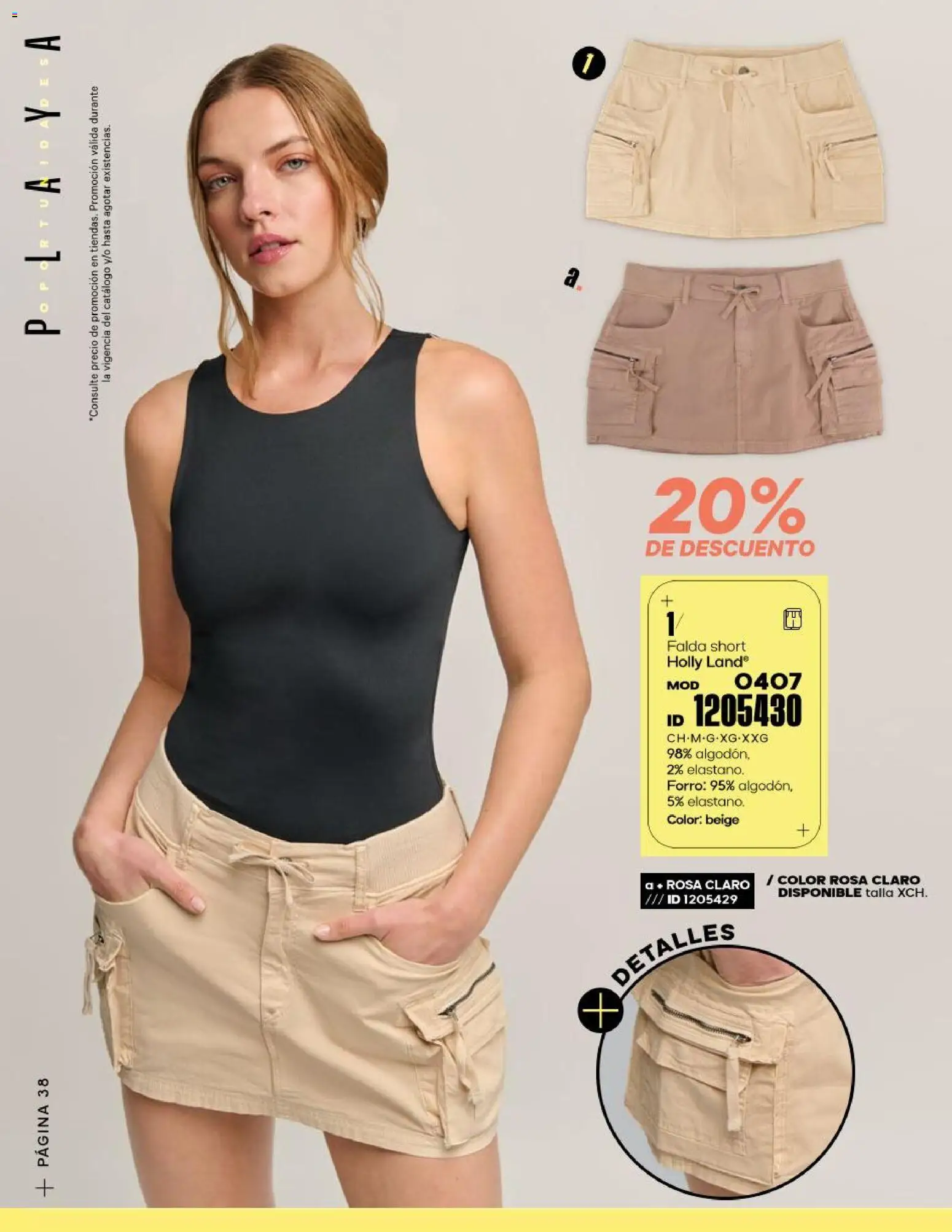 Nuevas ofertas de Price Shoes válidas en toda la República Mexicana desde el 23.01.2026. ¡Encuentra las mejores ofertas en Price Shoes catálogo Oportunidades! | Página: 38 | Productos: Falda, Short