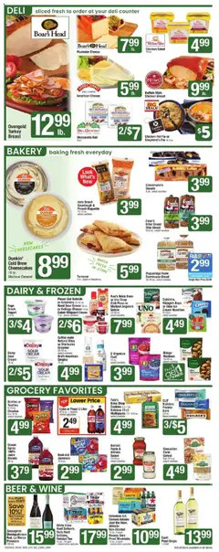 Preview of Star Market weekly ads valid from 03.10.2025 | Page: 2 | Products: Bread, Wine, Pasta, Sauce