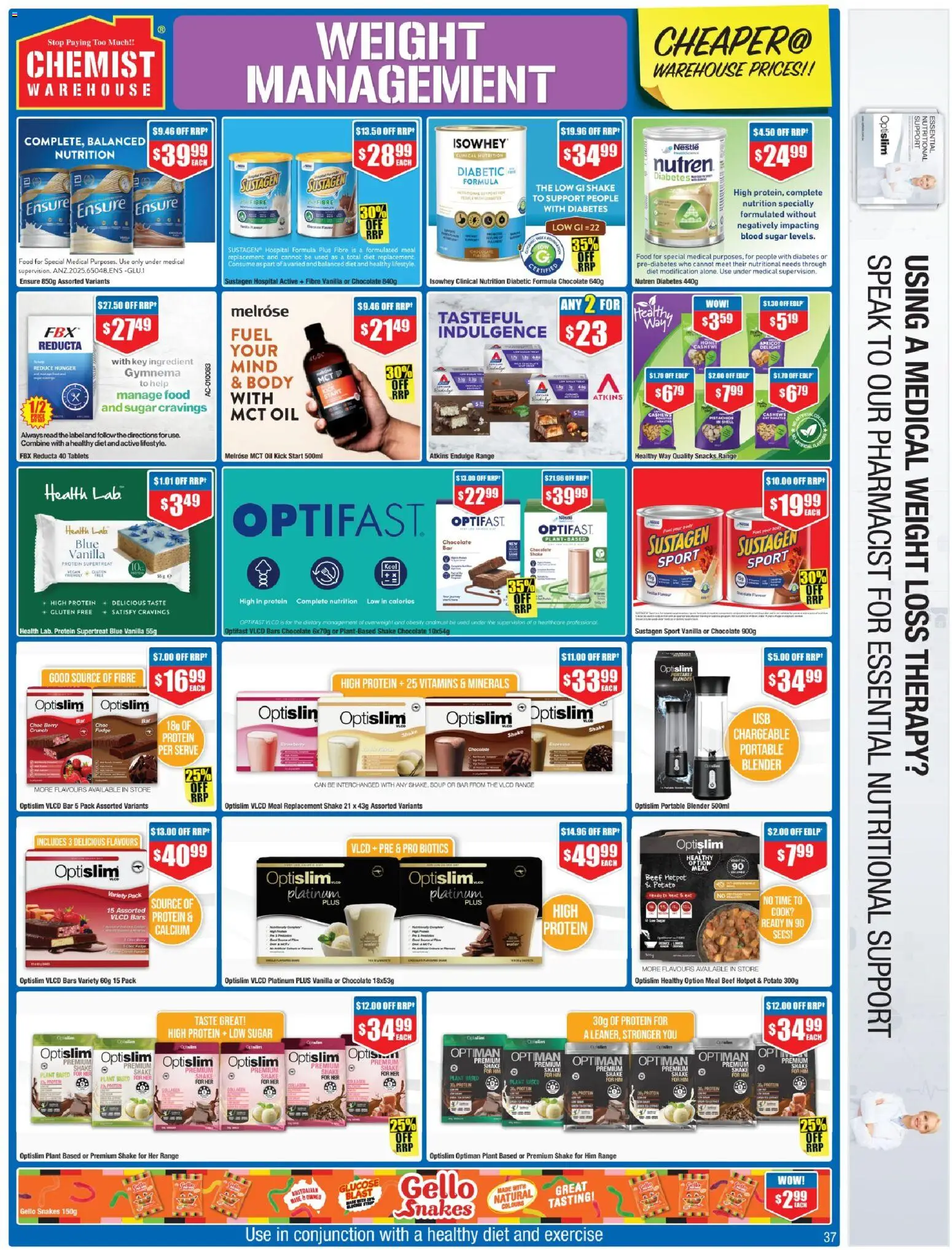Chemist Warehouse catalogue - valid from 26.02.2026 | Page: 37 | Products: Plant, Beef, Blender, Tablets