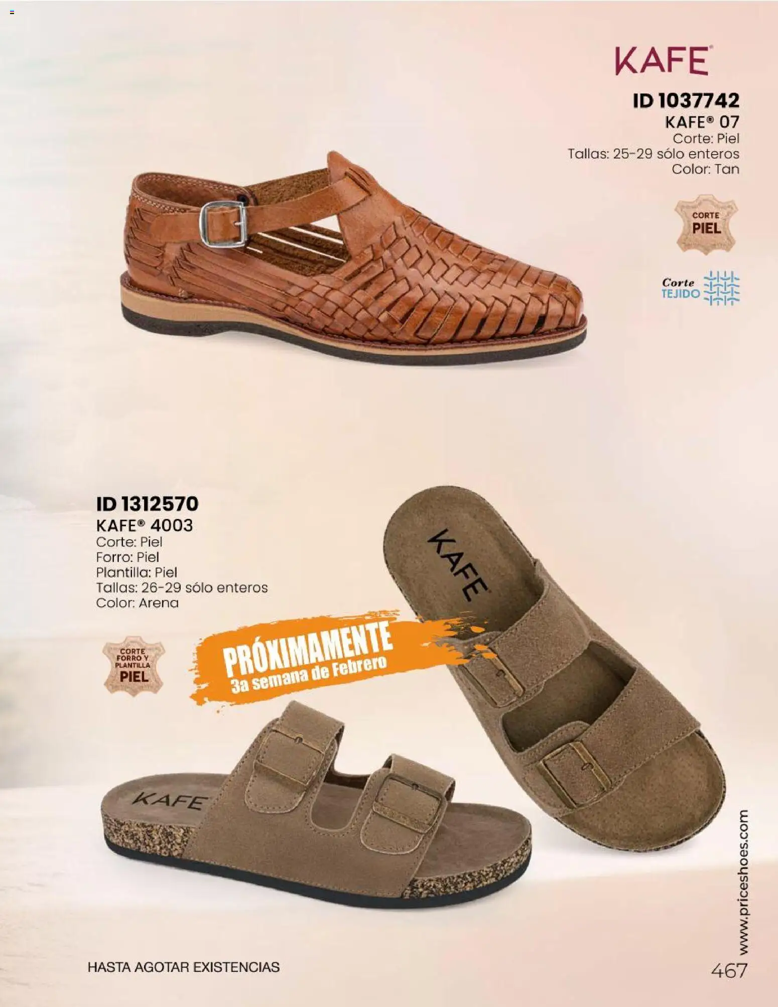 Nuevas ofertas de Price Shoes válidas en toda la República Mexicana desde el 31.01.2026. ¡Encuentra las mejores ofertas en Price Shoes Catálogo Sandalias ! | Página: 467
