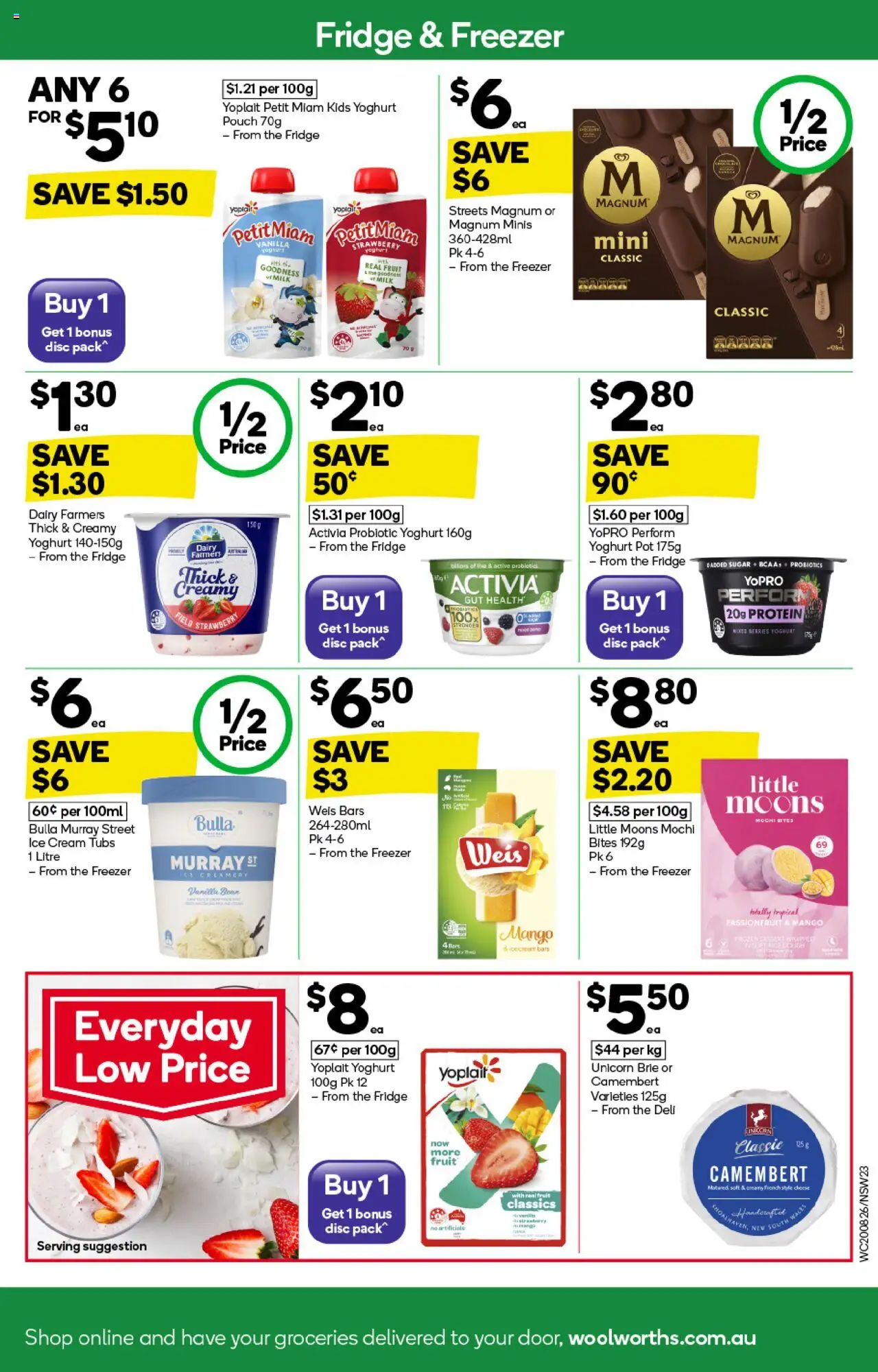 Woolworths catalogue - valid from 20.08.2025 | Page: 23 | Products: Milk, Cream, Sugar, Mango