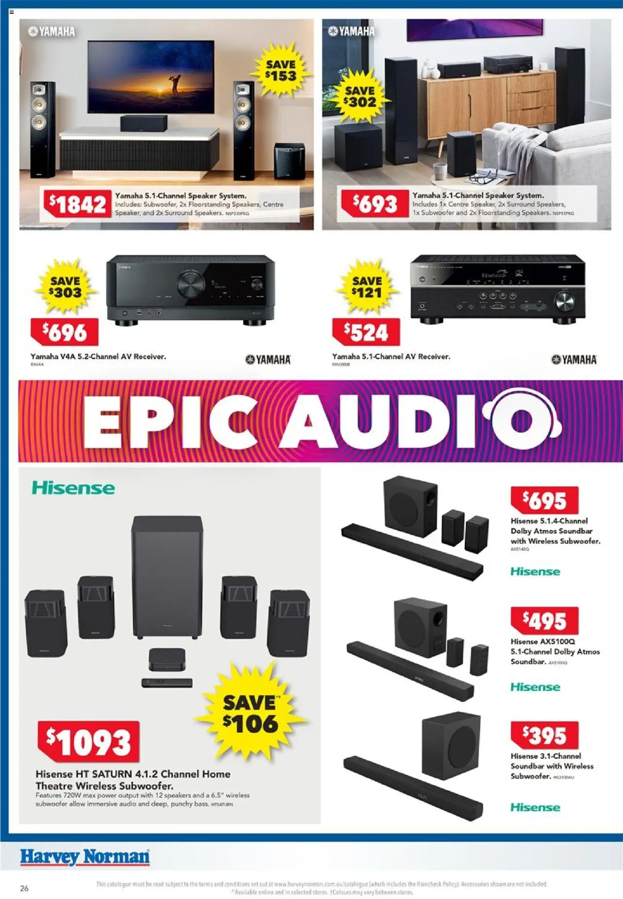 Harvey Norman catalogue - valid from 02.08.2025 | Page: 26 | Products: Accessories, Audio, Speaker