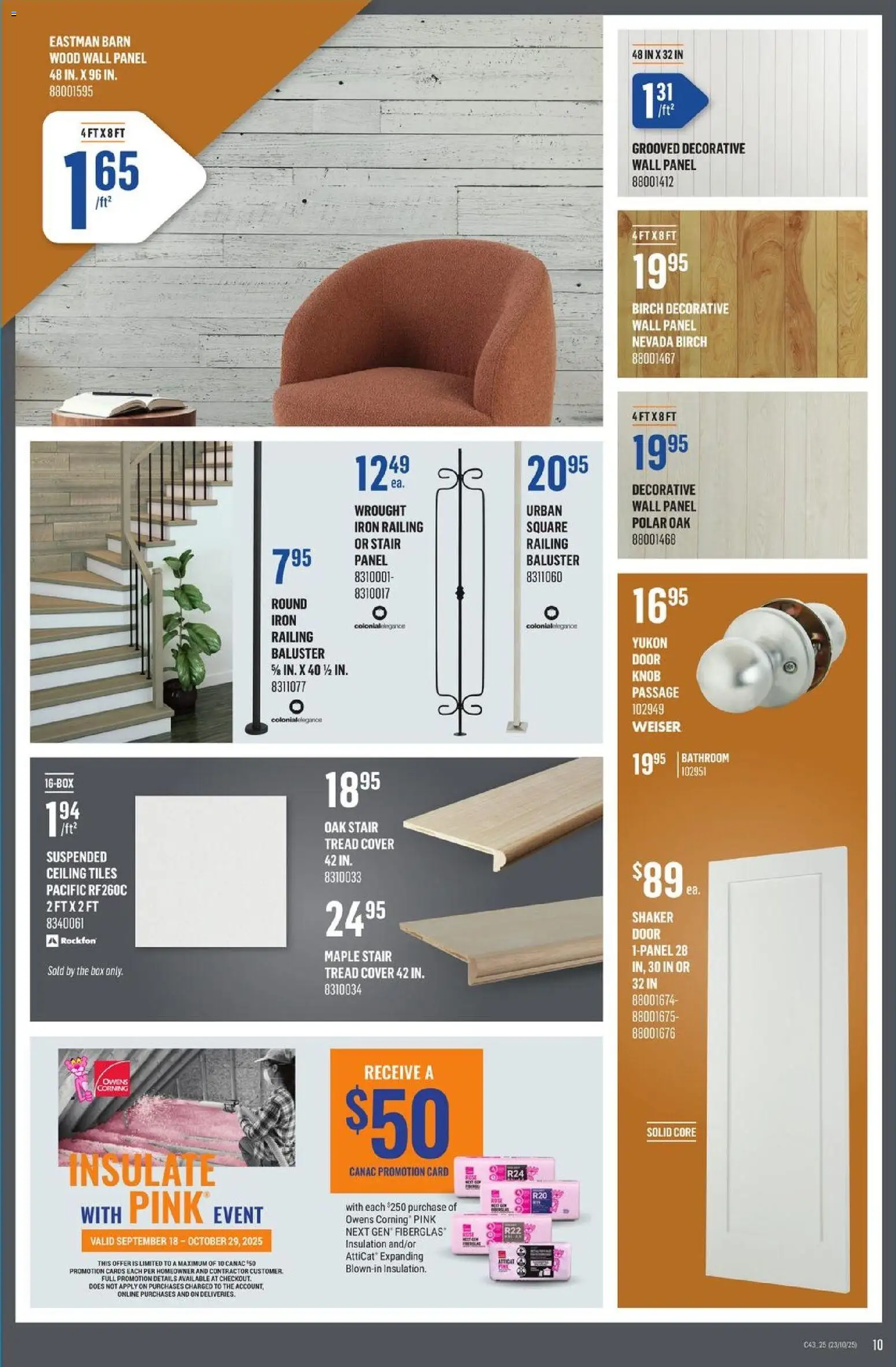Canac flyer valid from 23.10.2025 | Page: 10 | Products: Iron, Box