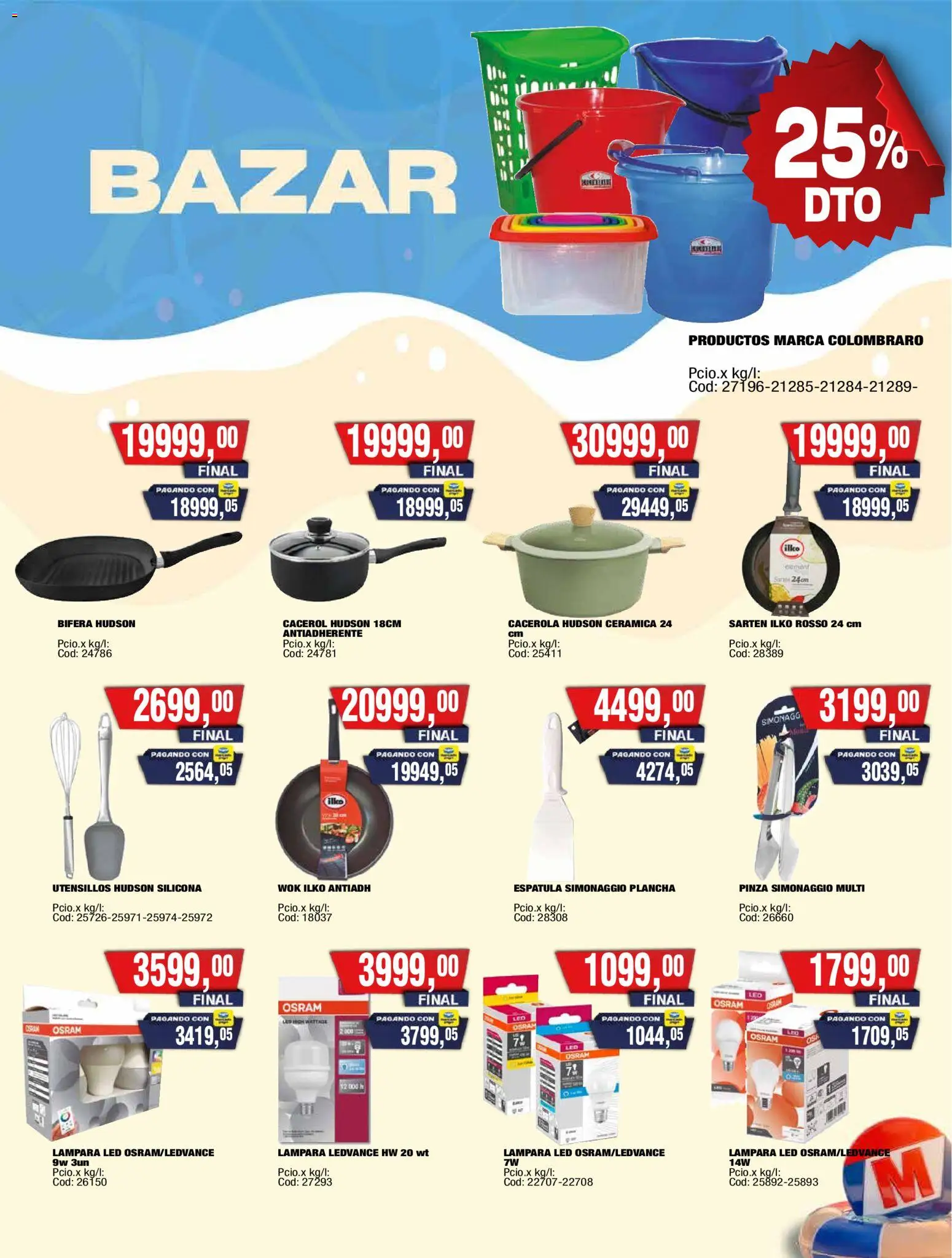 Maxiconsumo ofertas │ válido desde el 05.01.2026 | Página: 32 | Productos: Bifera, Pinza, Lámpara, Plancha