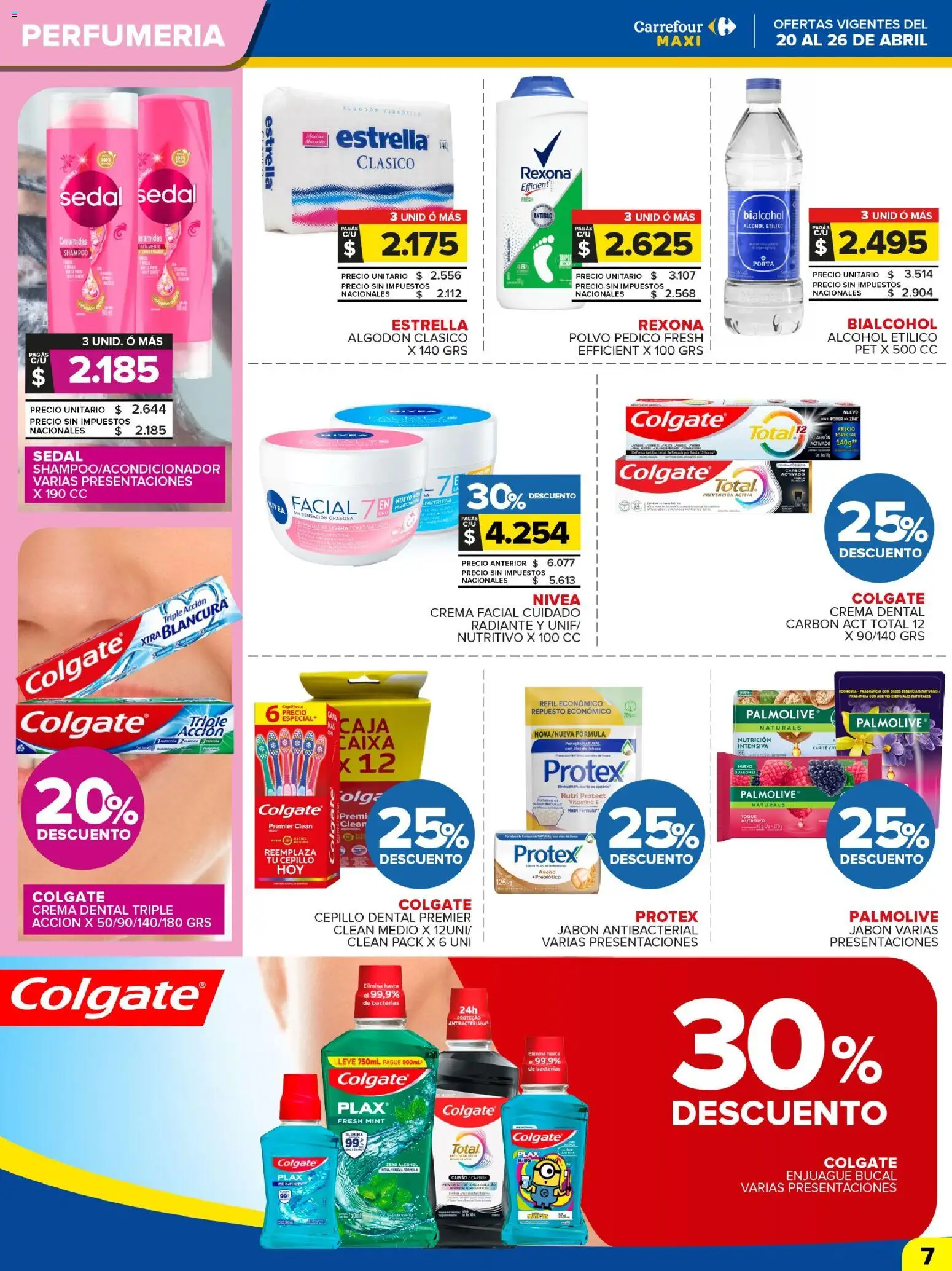 Carrefour Maxi catálogo │ válido desde el 20.04.2026 | Página: 7 | Productos: Fragancia, Polvo, Jabón, Huevo
