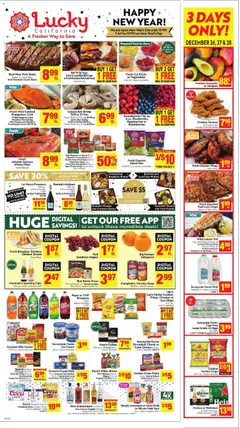 Preview of Lucky Supermarkets weekly ads valid from 26.12.2025