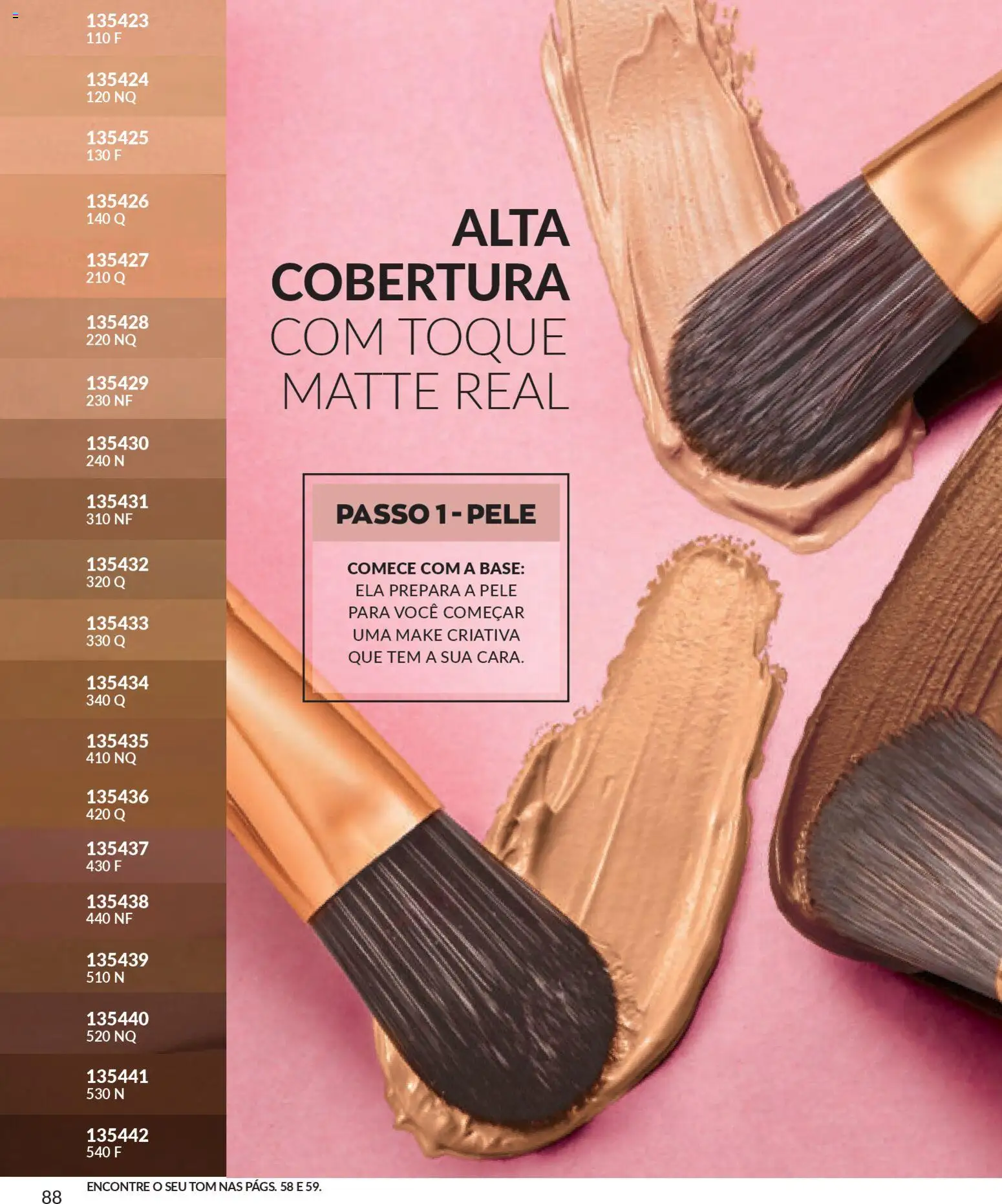 Avon Folheto - válido de 21.11.2025 | Página: 88 | Produtos: Base