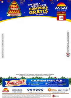 Encarte Assaí Atacadista - RR - Pré-Visualização do folheto da loja Assaí Atacadista, válido de 28.12.2025