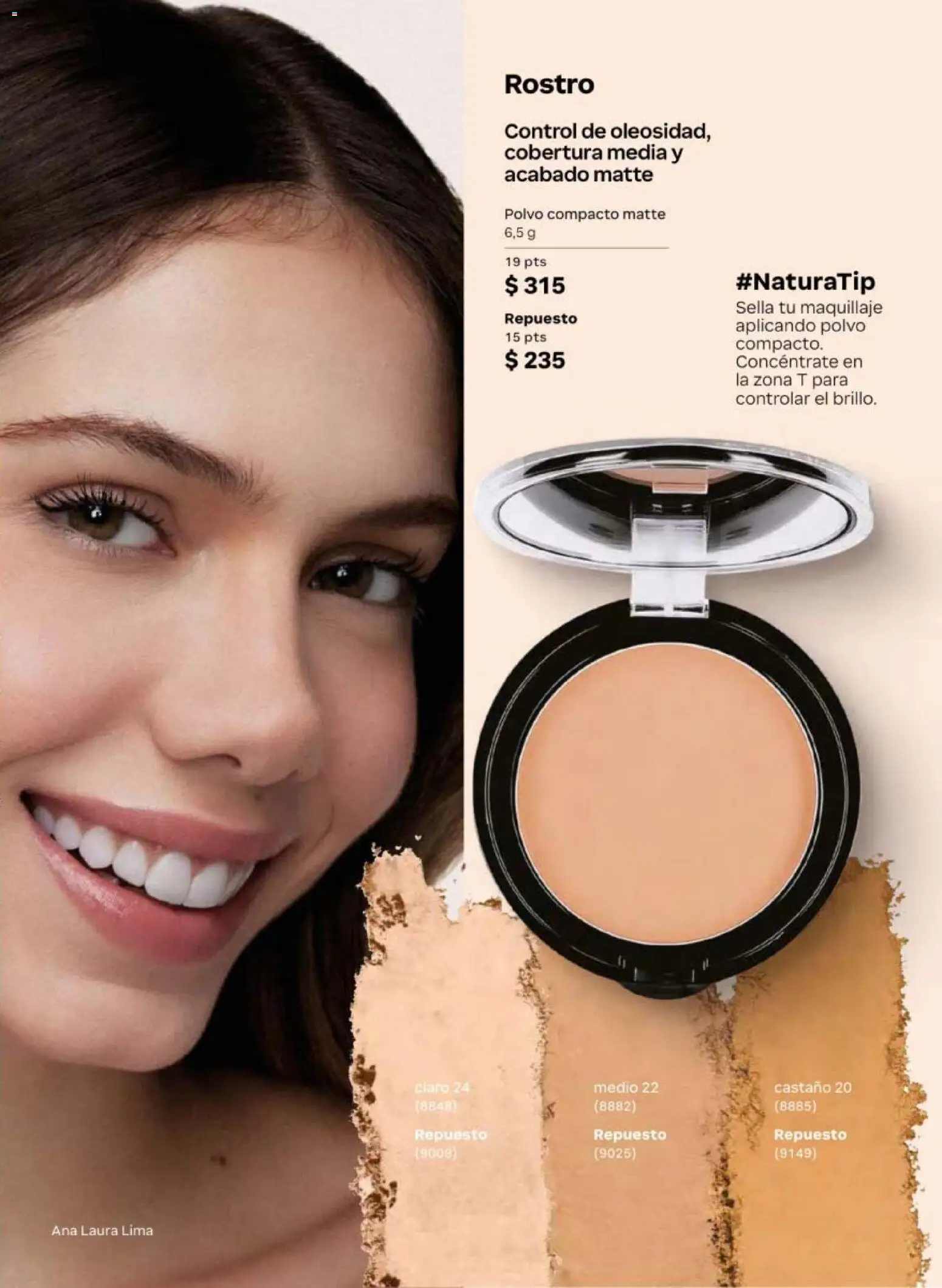 Nuevas ofertas de Natura válidas en toda la República Mexicana desde el 24.04.2026. ¡Encuentra las mejores ofertas en Natura campaña 7 2026! | Página: 71 | Productos: Lima, Polvo compacto, Maquillaje, Polvo