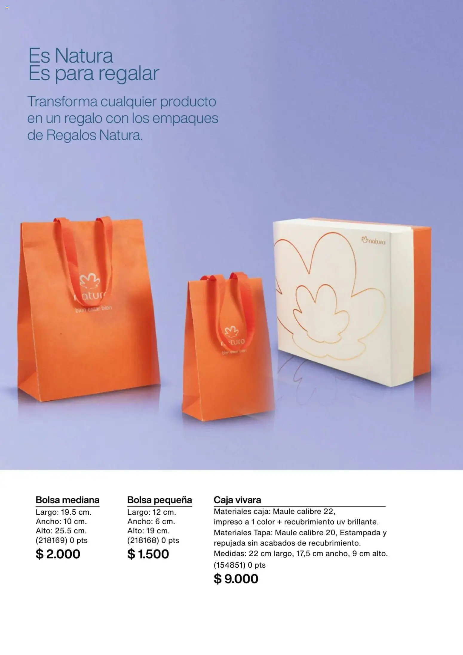 Natura revista - valida desde el 02.01.2026 | Página: 17 | Productos: Bolsa, Caja