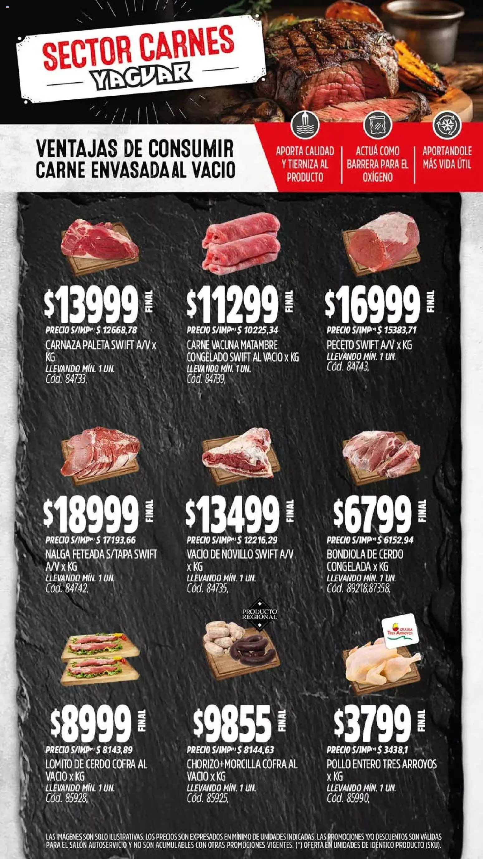Yaguar - Oferta Semanal Misiones │ válido desde el 13.04.2026 | Página: 5 | Productos: Pollo, Paleta, Cerdo