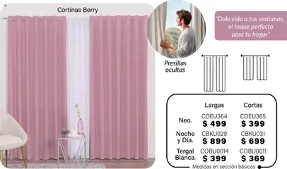Vista previa de Colchas Concord - Catálogo, nuevo folleto de la tienda, válido en México a partir del 01.08.2025 | Página: 252 | Productos: Cortinas