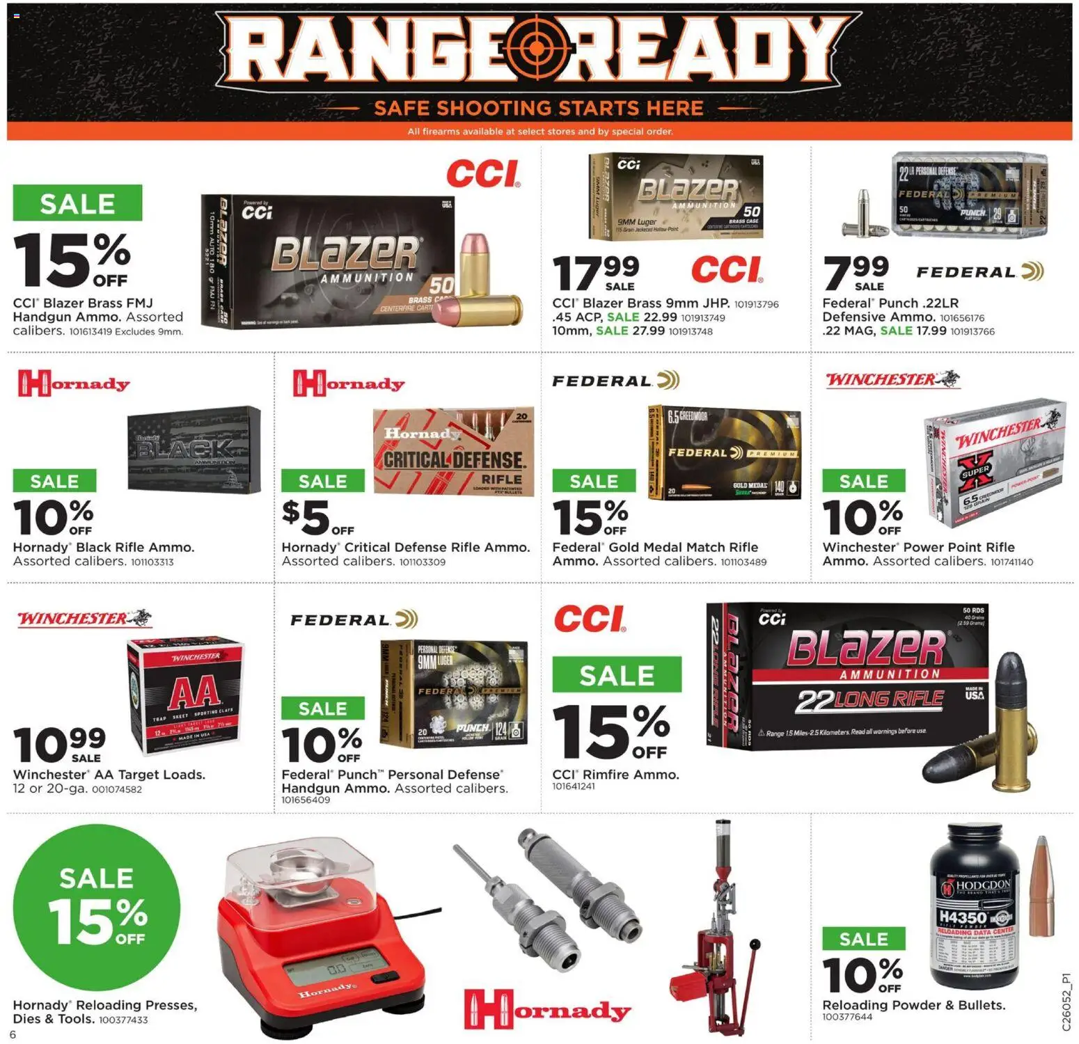 Mills Fleet Farm Range Ready - valid from 26.01.2026 | Page: 6 | Products: Safe, Case, Handgun, Rimfire