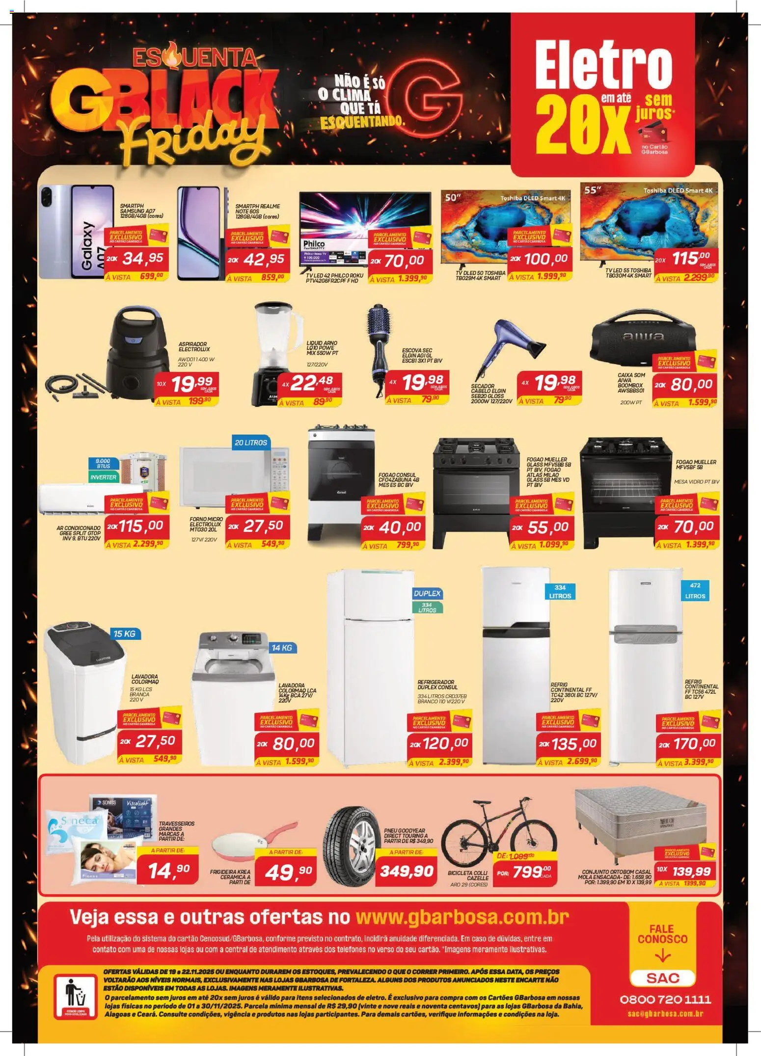 Gbarbosa Folheto - válido de 19.11.2025 | Página: 2 | Produtos: Forno, Pneu, Caixa, Tv