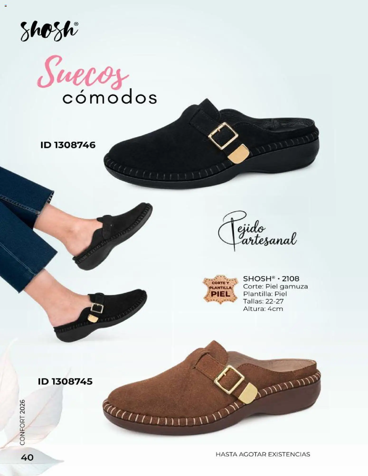 Nuevas ofertas de Price Shoes válidas en toda la República Mexicana desde el 23.04.2026. ¡Encuentra las mejores ofertas en Price Shoes catálogo Especial Confort! | Página: 40 | Productos: Gamuza