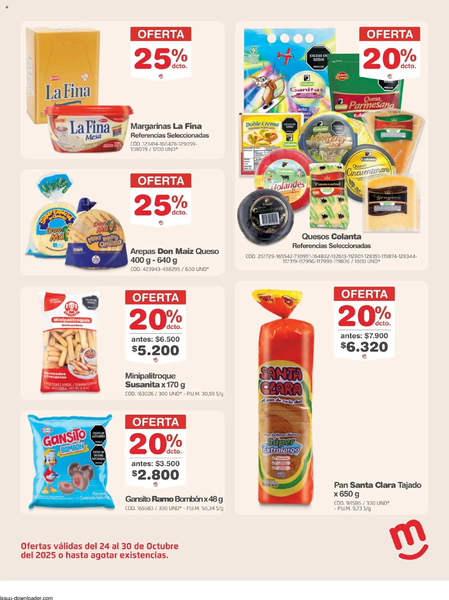 Makro revista - valida desde el 24.10.2025 | Página: 11 | Productos: Crema, Peso, Queso, Pan