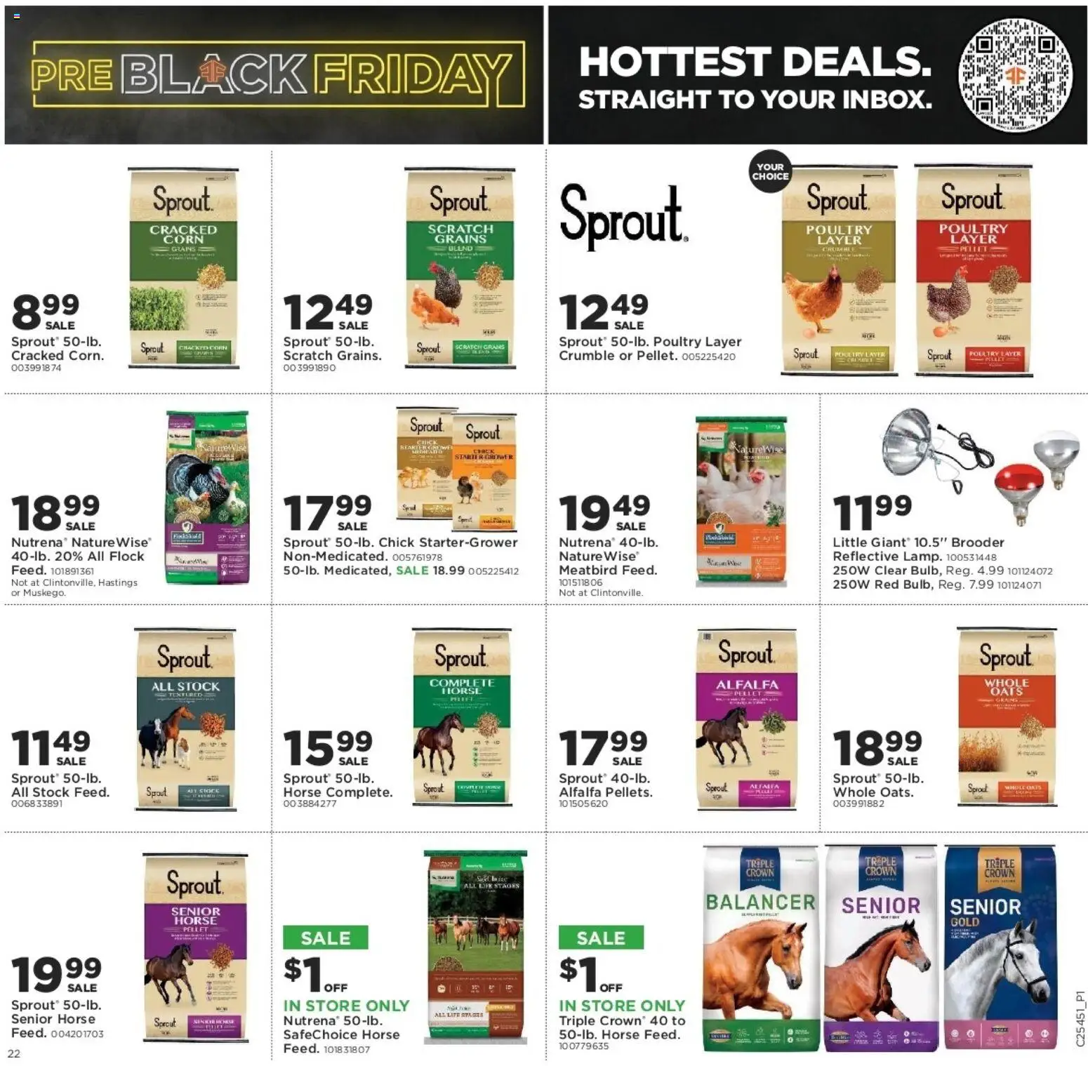 Mills Fleet Farm Weekly Ad - valid from 06.11.2025 | Page: 22 | Products: Corn, Poultry