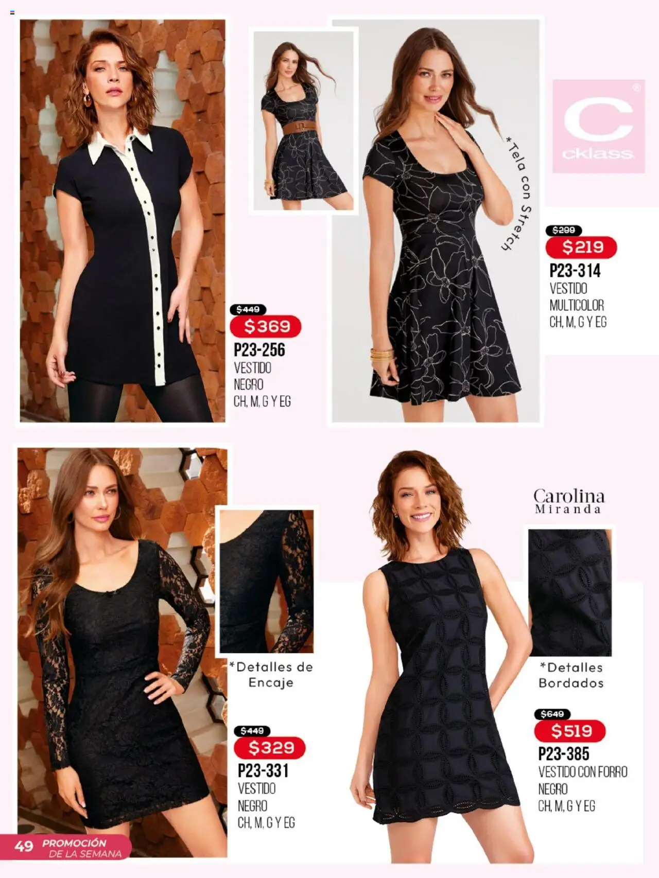Nuevas ofertas de Cklass válidas en toda la República Mexicana desde el 01.10.2025. ¡Encuentra las mejores ofertas en Cklass - Catálogo Promoción De La Semana! | Página: 50 | Productos: Vestido