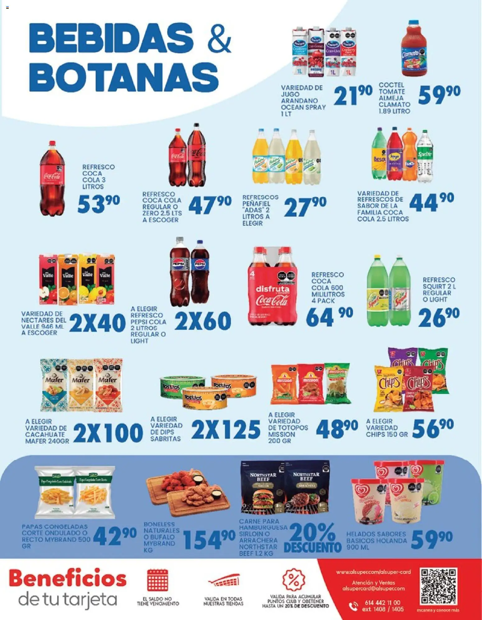 Nuevas ofertas de Alsuper válidas en toda la República Mexicana desde el 06.03.2026. ¡Encuentra las mejores ofertas en Alsuper folleto Chihuahua-Ciudad! | Página: 7 | Productos: Refresco, Cacahuate, Tomate, Jugo
