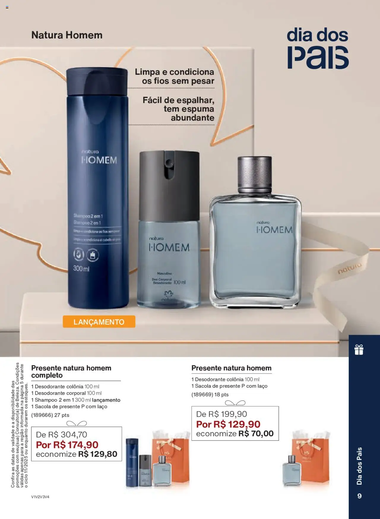 Natura Folheto - válido de 15.06.2025 | Página: 9 | Produtos: Shampoo, Desodorante
