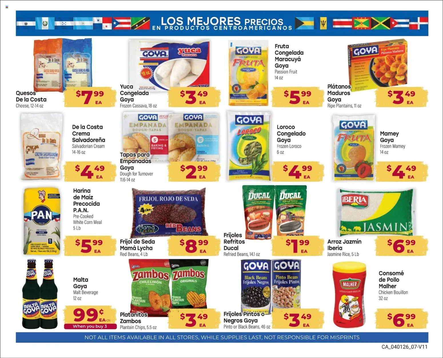 Cardenas Monthly Ad - valid from 01.04.2026 | Page: 7 | Products: Corn, Ridge, Chips, Cream