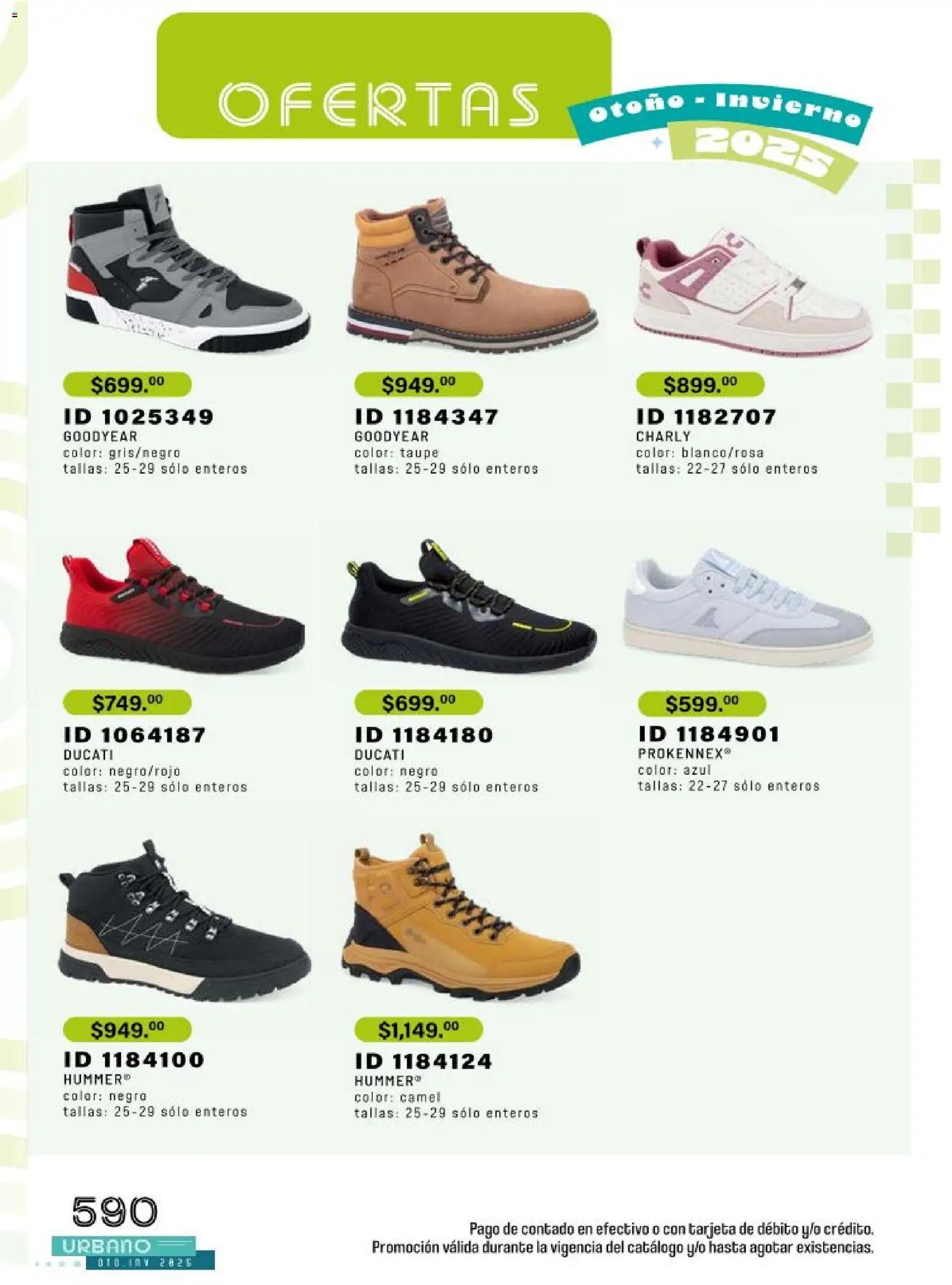 Nuevas ofertas de Price Shoes válidas en toda la República Mexicana desde el 04.12.2025. ¡Encuentra las mejores ofertas en Price Shoes catálogo Urbano! | Página: 590