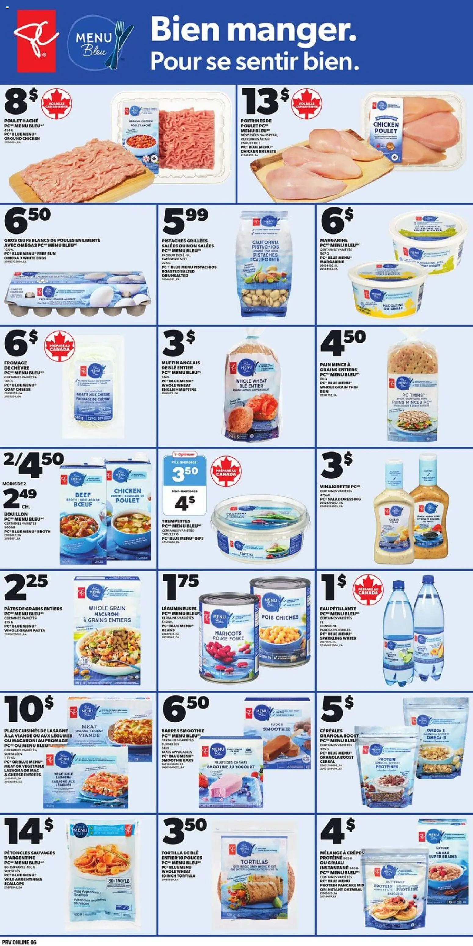 Provigo flyer valid from 08.01.2026 | Page: 7 | Products: Beef, Pasta, Chicken breasts, PC