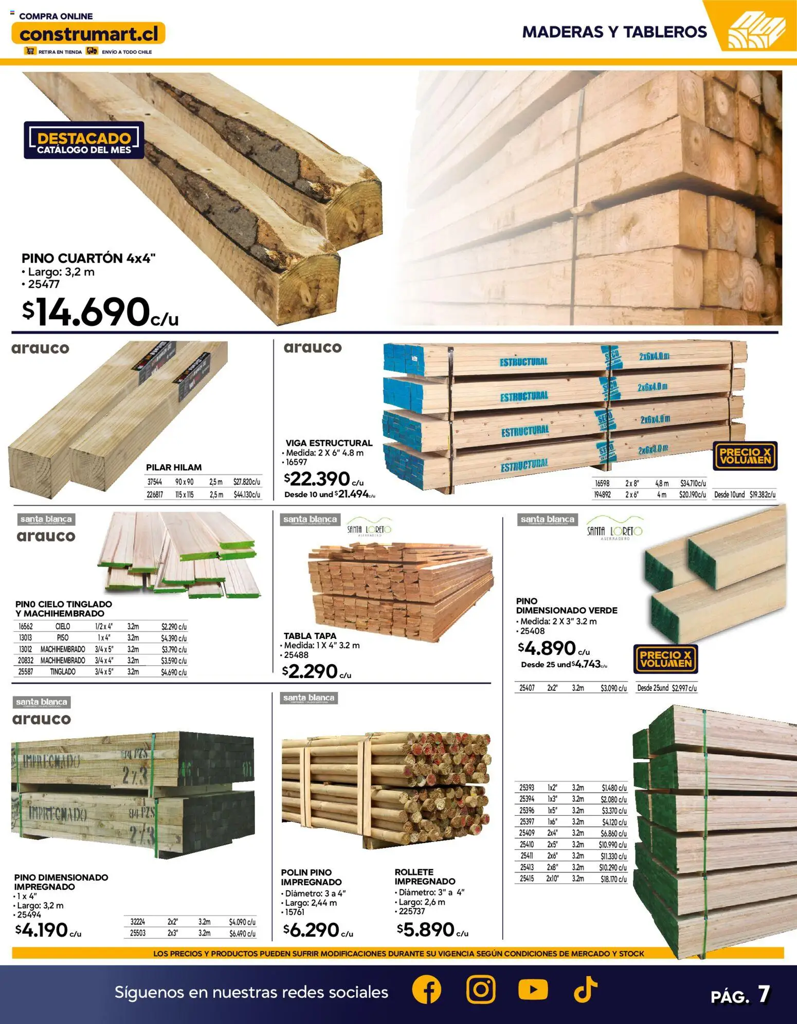 Construmart Ofertas │ válido desde el 01.04.2026 | Página: 7 | Productos: Viga