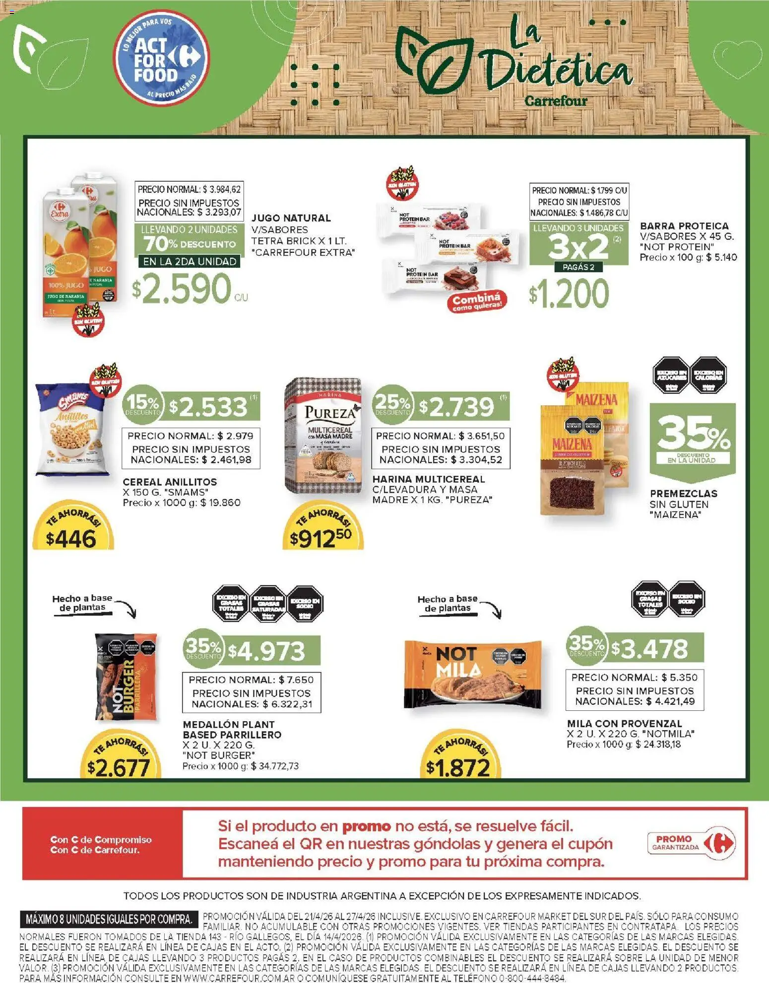 Carrefour Market - Carrefour Market  │ válido desde el 21.04.2026 | Página: 15 | Productos: Sobre, Harina, Té, Provenzal