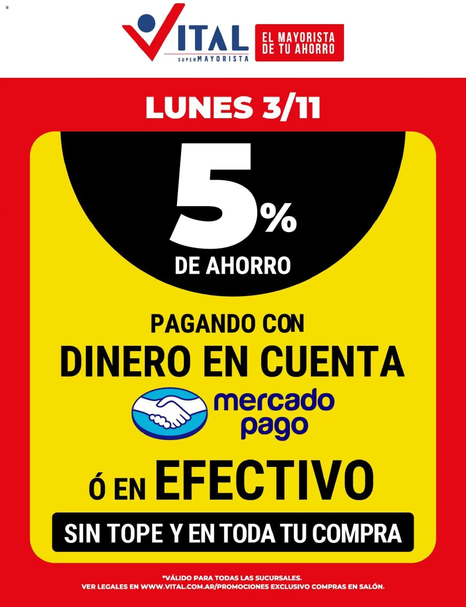 Vital - Mercado Pago │ válido desde el 03.11.2025 | Página: 1
