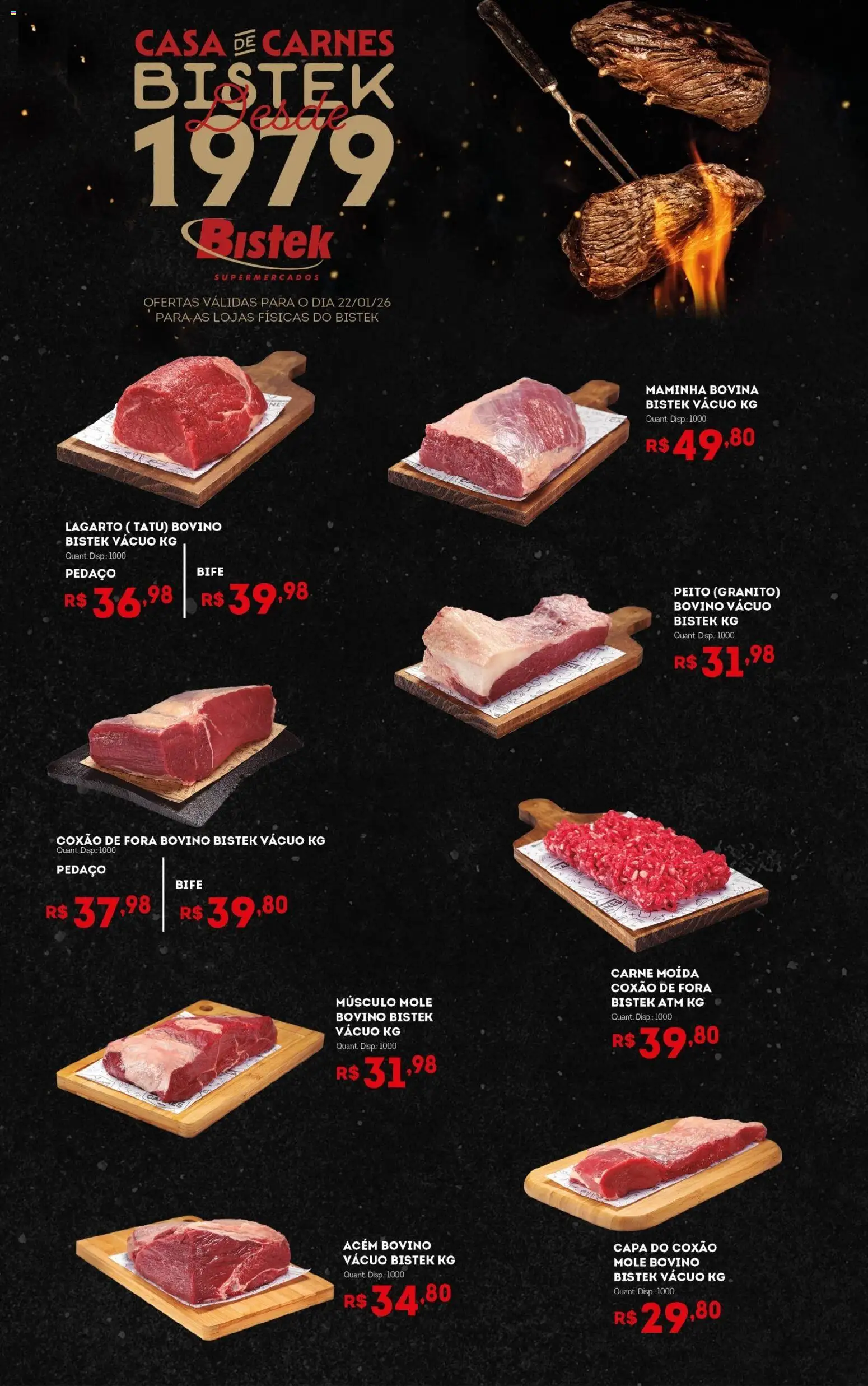 Bistek Supermercados Folheto - válido de 22.01.2026 | Página: 1