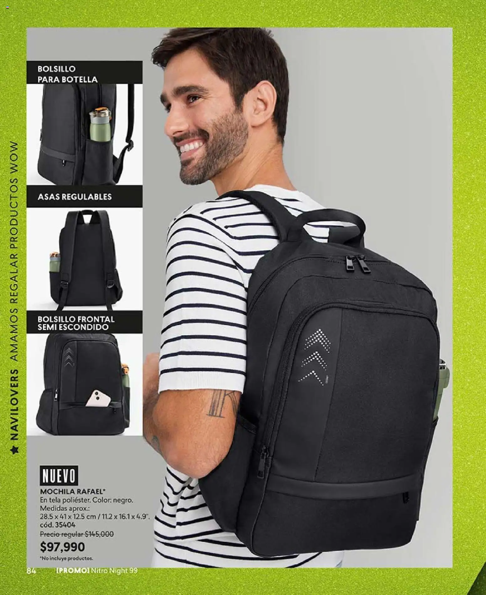 CyZone revista - valida desde el 03.11.2025 | Página: 84 | Productos: Mochila, Botella