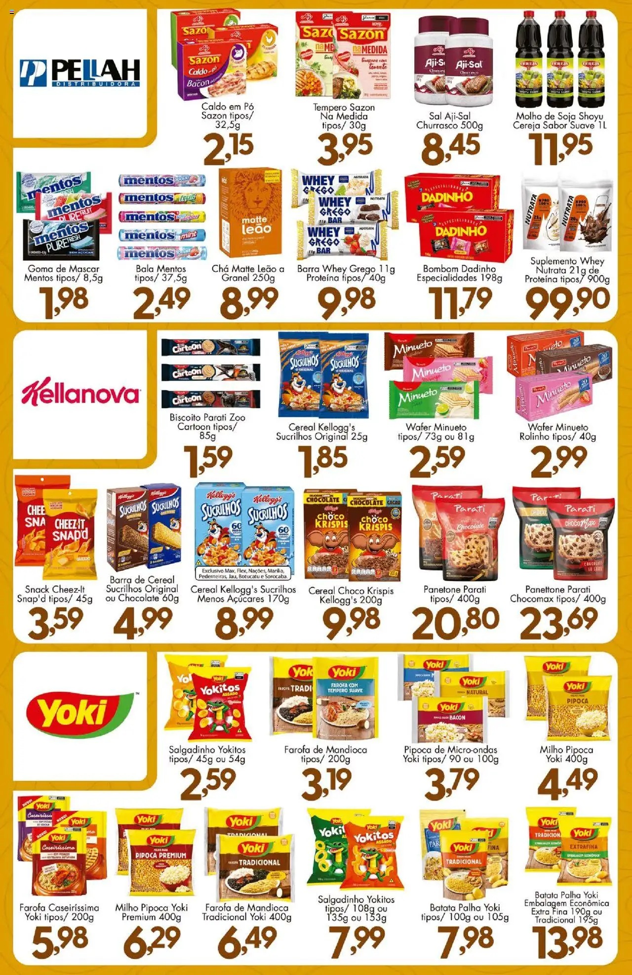 Confiança Folheto - válido de 10.10.2025 | Página: 8 | Produtos: Mandioca, Bala, Pipoca, Panetone