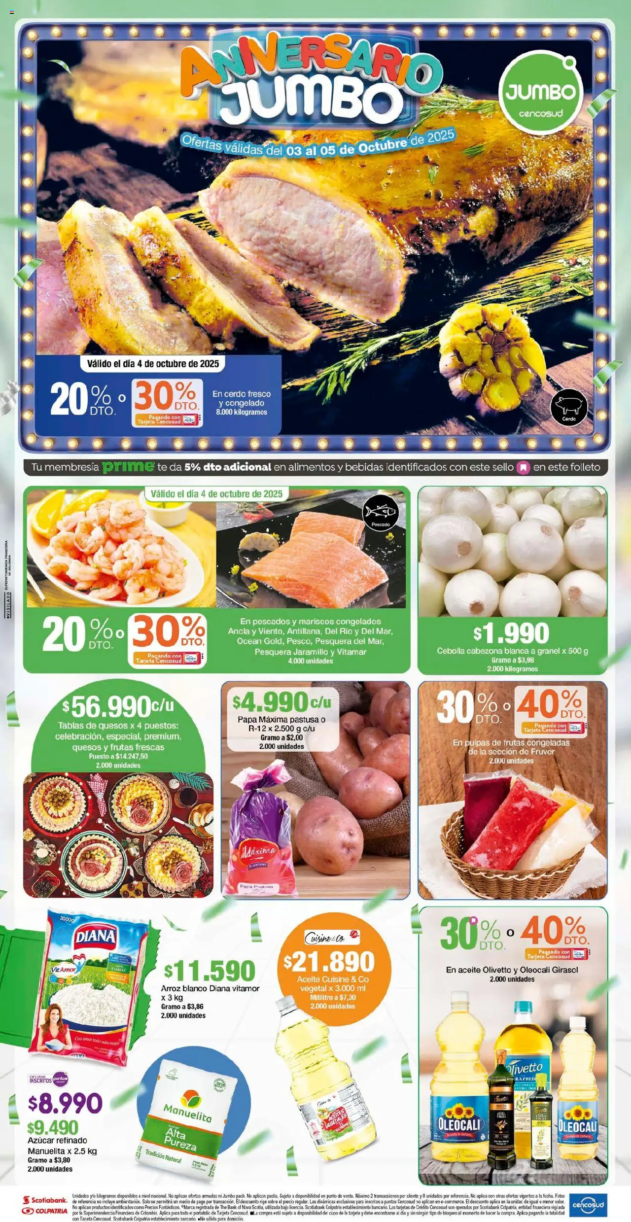 Jumbo revista - valida desde el 03.10.2025 | Página: 1 | Productos: Pescado, Sobre, Cebolla, Papa