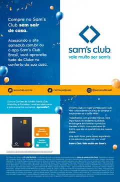 Sam's Club - Ofertas Aniversário - Pré-Visualização do folheto da loja Sam's Club, válido de 07.10.2025 | Página: 19 | Produtos: Banco